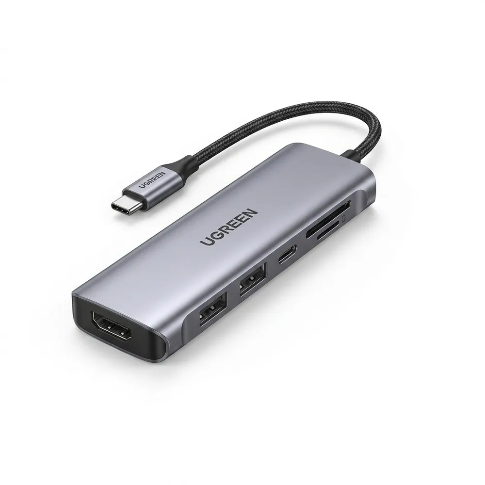 USB Type-C Hub 7-in-1 (Ugreen) at N.N Laptop Lahore