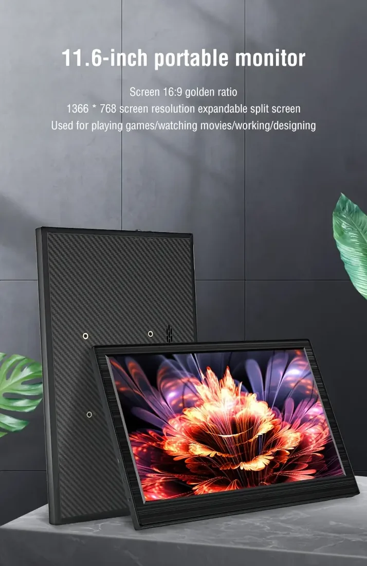 11.6″ HD 1366×768 Laptop LCD Screen (TN) — Generic laptop keyboard and ports view, Lahore Pakistan