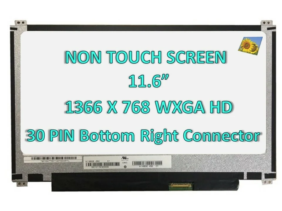 11.6" HD LED Screen for HP Stream 11 / Acer Chromebook 11 — Matte — screens / lcds price in Pakistan, NN Laptops Lahore