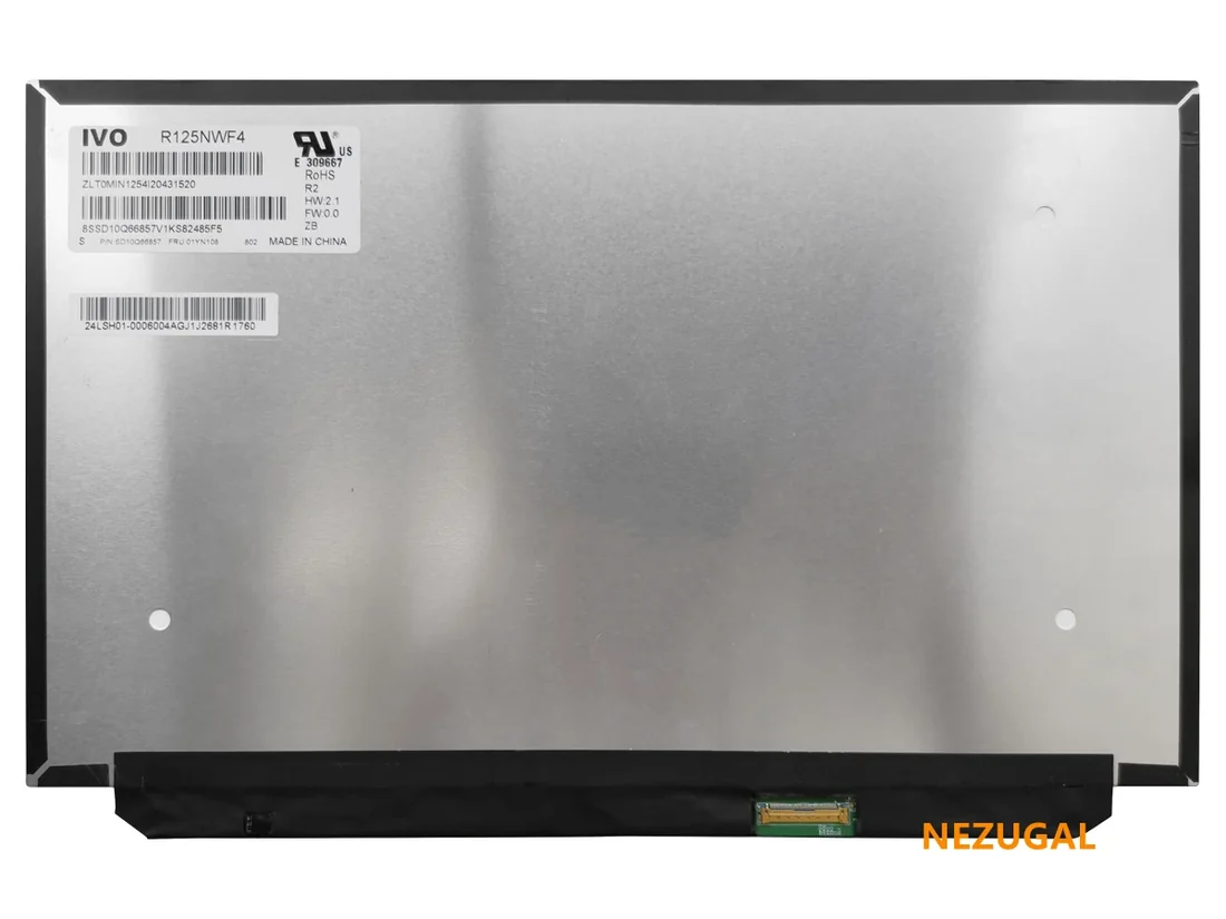 12.5" FHD IPS Touch Screen for Lenovo ThinkPad X270 / X280 — 40-Pin — used Lenovo laptop, price in Pakistan at NN Laptops Hafeez Center Lahore