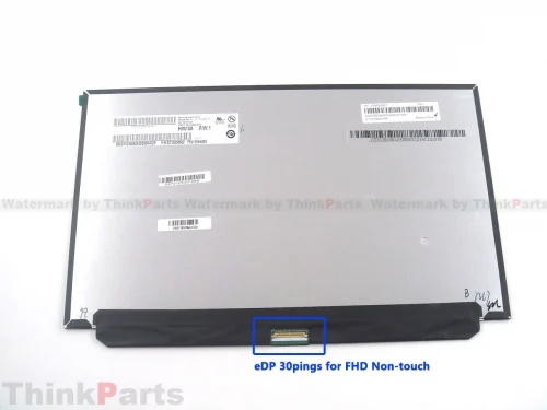 12.5" FHD IPS Touch Screen for Lenovo ThinkPad X270 / X280 — 40-Pin — Lenovo laptop side and angled view, buy in Lahore Pakistan