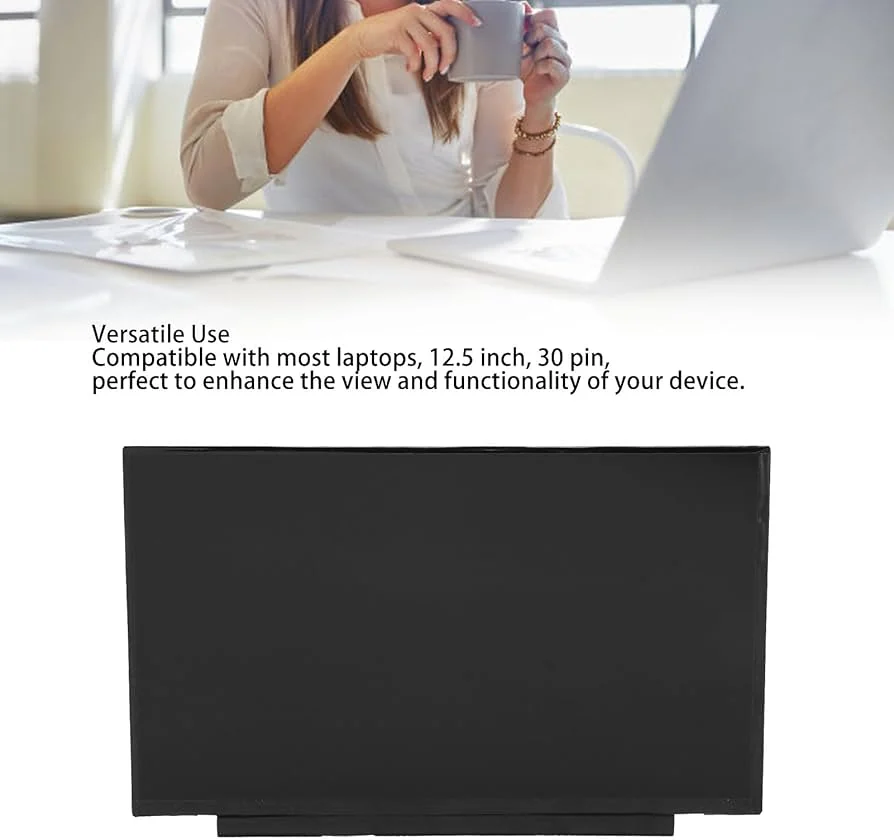 12.5″ HD Laptop Screen 1366×768 — Generic laptop side and angled view, buy in Lahore Pakistan