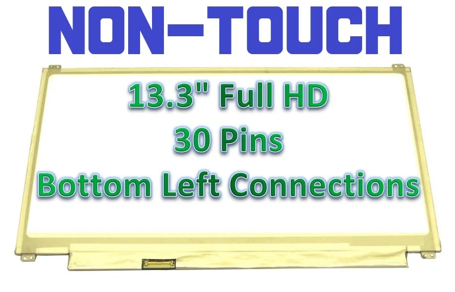 13.3" FHD IPS Screen for Asus ZenBook UX305/UX330 — 30-Pin Matte — Asus laptop keyboard and ports view, Lahore Pakistan