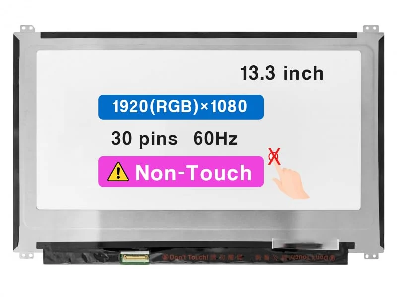 13.3" FHD IPS Screen for Asus ZenBook UX305/UX330 — 30-Pin Matte — used Asus laptop for sale in Pakistan, NN Laptops Lahore