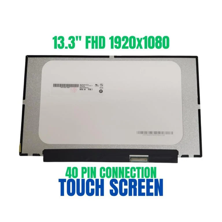 13.3" FHD Touch IPS Screen for HP EliteBook 830 G5/G6 — 40-Pin — HP laptop side and angled view, buy in Lahore Pakistan