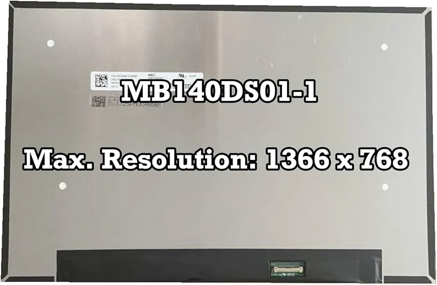14.0″ HD 1366×768 Laptop LCD Screen (TN) — Generic laptop side and angled view, buy in Lahore Pakistan
