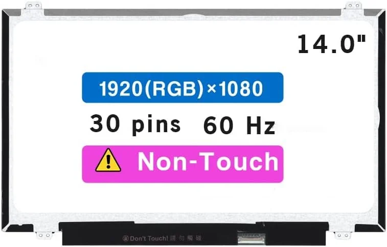 14" FHD IPS Screen for Acer Aspire 5 A514 / Swift 3 — 30-Pin Matte — Acer laptop side and angled view, buy in Lahore Pakistan