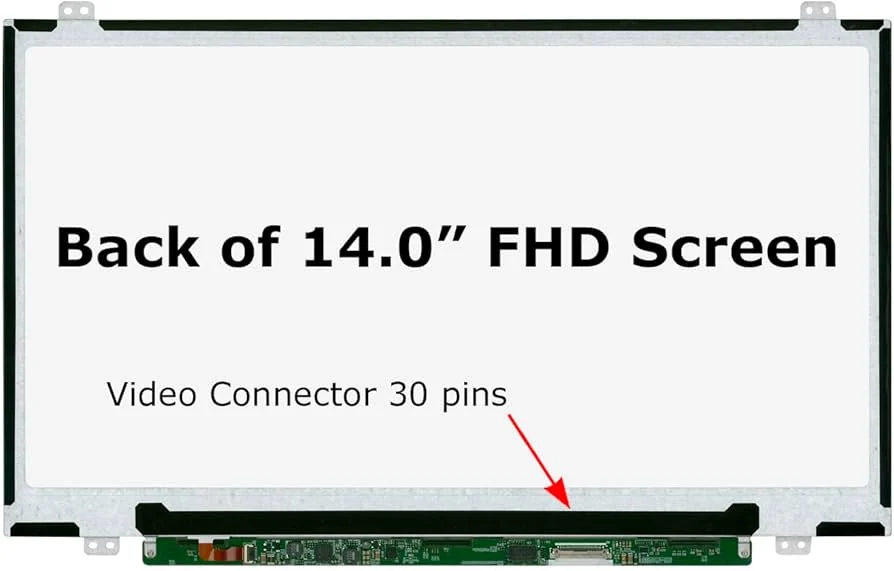 14" FHD IPS Screen for HP EliteBook 1040 G3/G4 — 30-Pin Matte — HP laptop side and angled view, buy in Lahore Pakistan