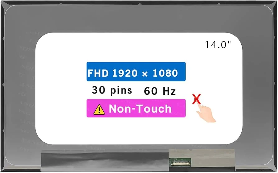14" FHD IPS Screen for HP EliteBook 845 G7/G8 — 30-Pin Matte — used HP laptop for sale in Pakistan, NN Laptops Lahore