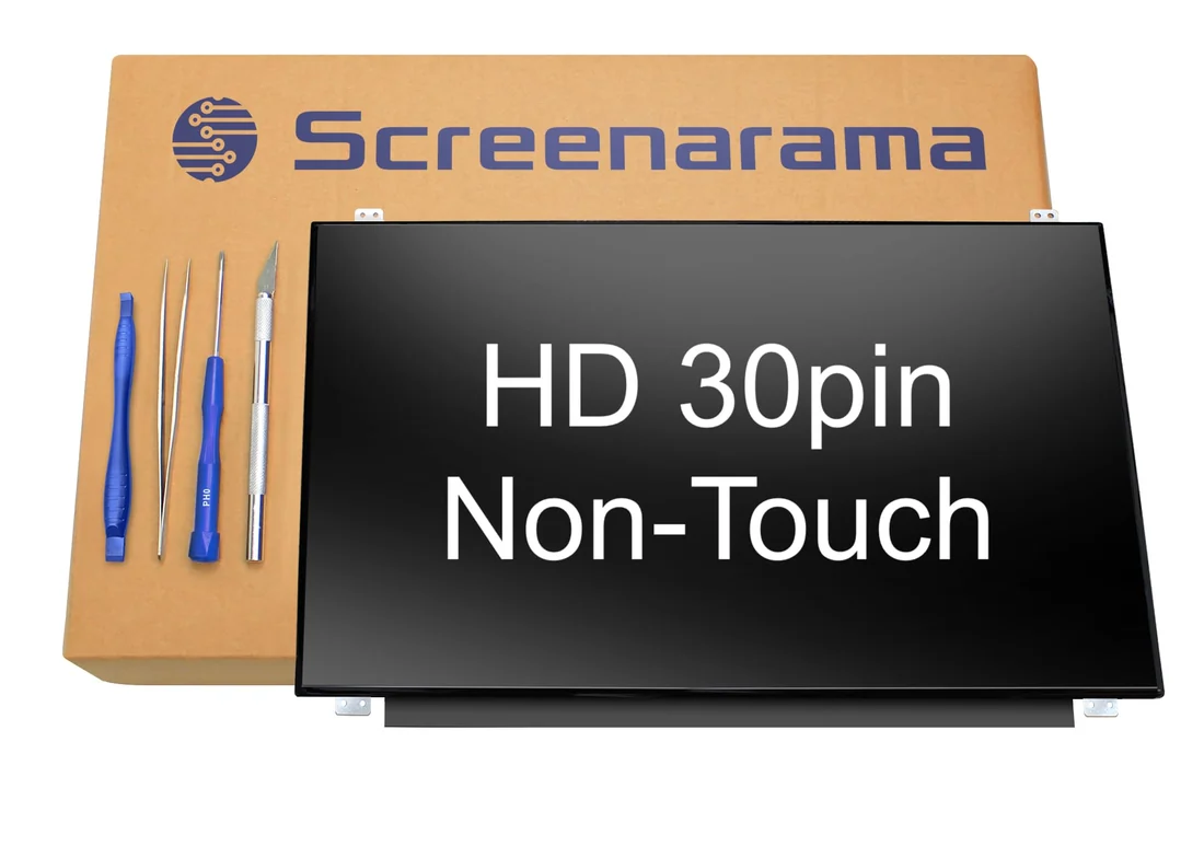 14" FHD IPS Screen for HP Pavilion 14 / 14-CE — 30-Pin Matte — HP laptop keyboard and ports view, Lahore Pakistan
