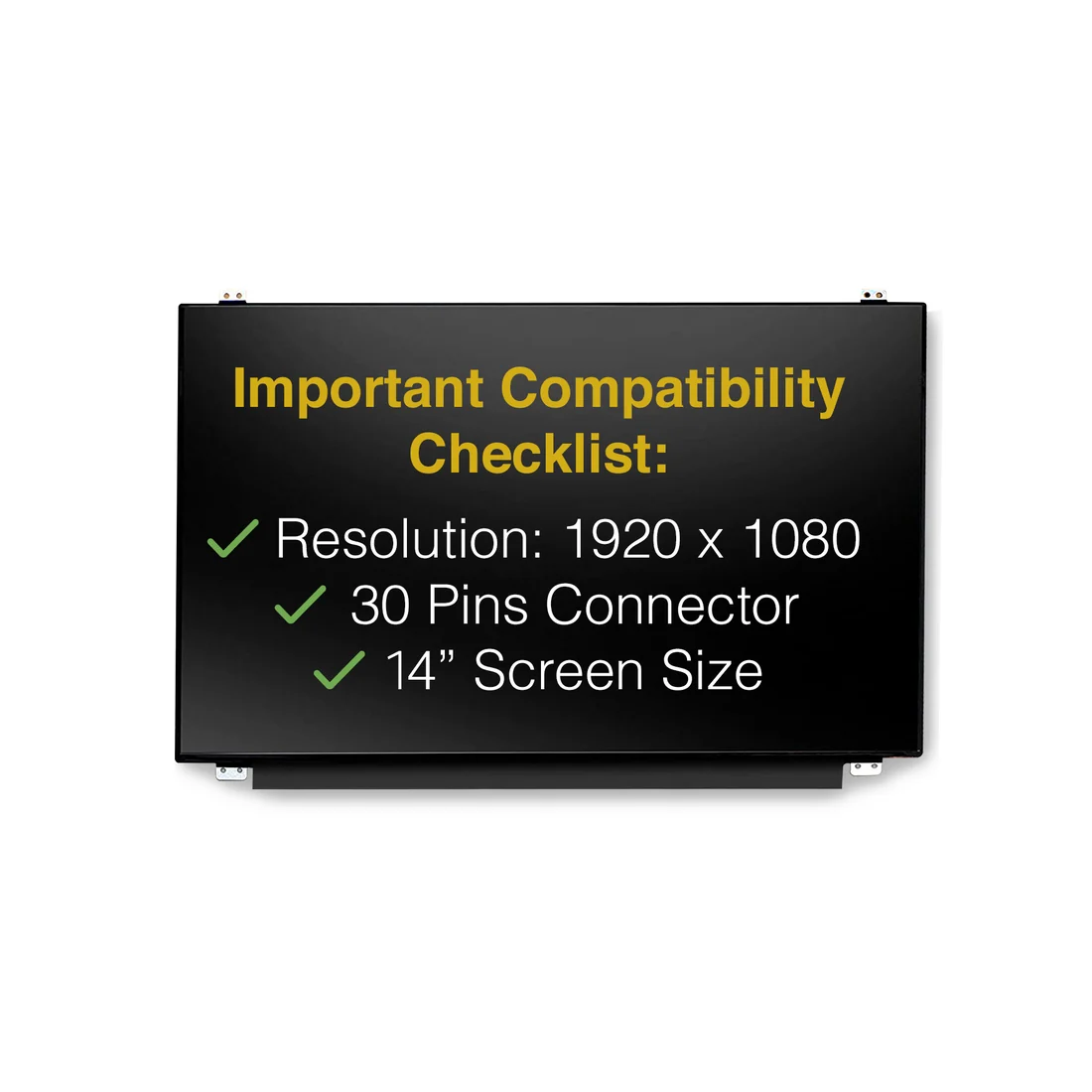 14" FHD IPS LCD Screen for Dell Latitude 5490/5491 — Matte 30-Pin — Dell laptop side and angled view, buy in Lahore Pakistan