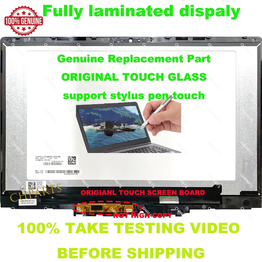 14" QHD+ IPS Touch Screen for Dell XPS 14 9430 / Inspiron 14 Plus — Dell laptop side and angled view, buy in Lahore Pakistan