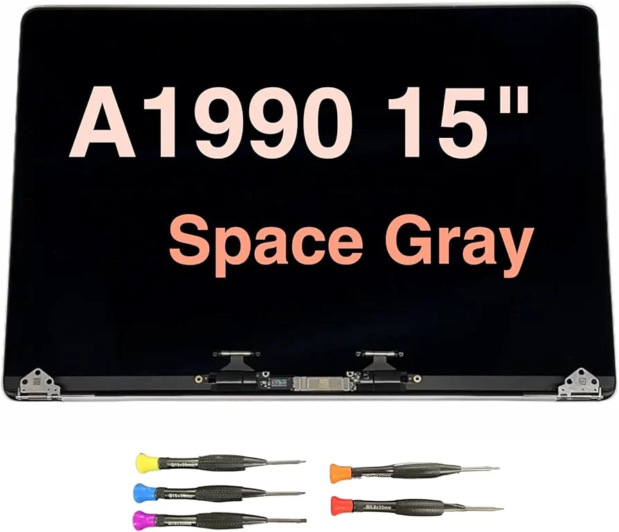 15.4" Retina Display Assembly for MacBook Pro A1990 (2018-2019) — Apple laptop side and angled view, buy in Lahore Pakistan