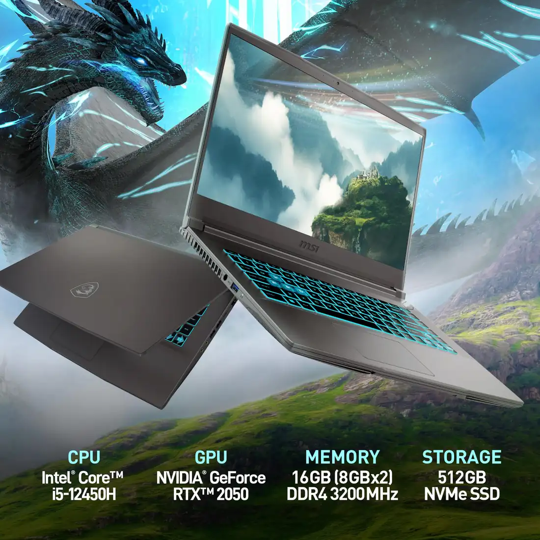15.6" FHD 144Hz IPS Screen for MSI GF63 / Katana GF66 — Matte — original screens / lcds at NN Laptops, Hafeez Center Lahore Pakistan
