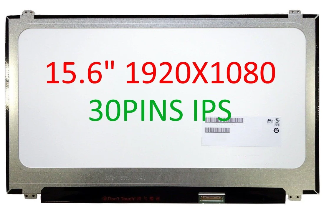 15.6″ FHD 1920×1080 Touch Laptop LCD Screen (IPS + Touch) — Generic laptop keyboard and ports view, Lahore Pakistan
