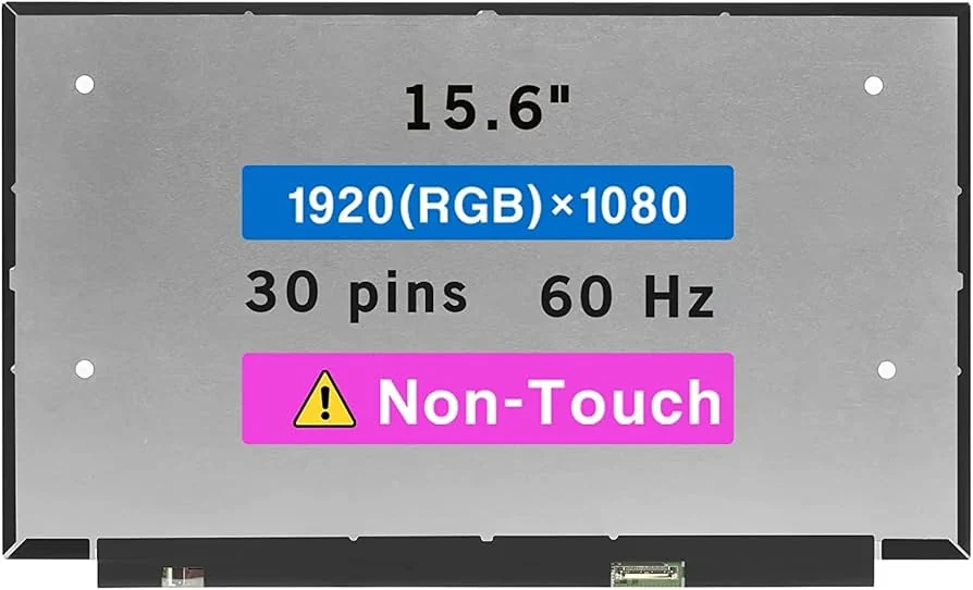 15.6" FHD IPS LCD for HP EliteBook 850 G5/G6 — 30-Pin Matte — HP laptop keyboard and ports view, Lahore Pakistan