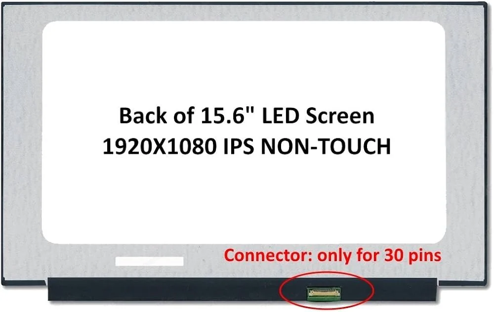 15.6″ FHD Laptop Screen 1920×1080 IPS — Generic laptop side and angled view, buy in Lahore Pakistan