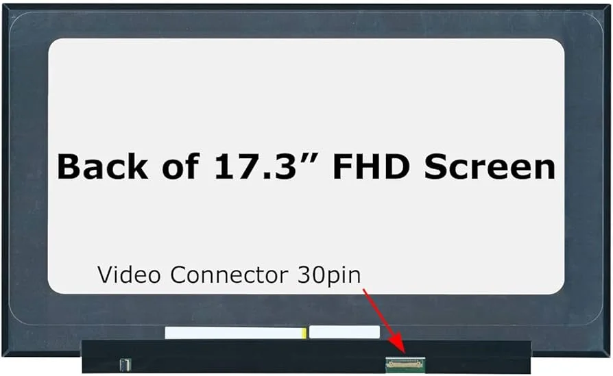 17.3" FHD IPS LCD for HP Pavilion 17 / 17-ar — 30-Pin Matte — used HP laptop for sale in Pakistan, NN Laptops Lahore