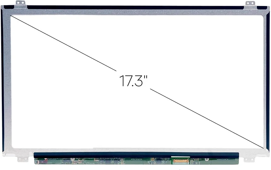 17.3" HD+ TN LCD for Dell Inspiron 17 3000 / 3793 — 30-Pin Matte — Dell laptop side and angled view, buy in Lahore Pakistan