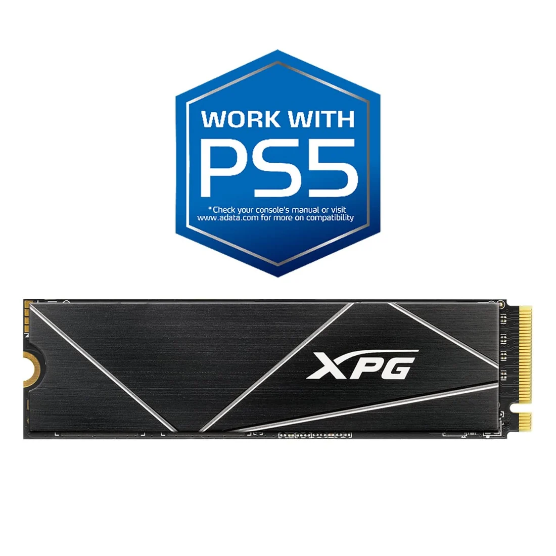 ADATA XPG GAMMIX S70 Blade 1TB Gen4 NVMe M.2 2280 SSD — Laptop — ADATA laptop keyboard and ports view, Lahore Pakistan