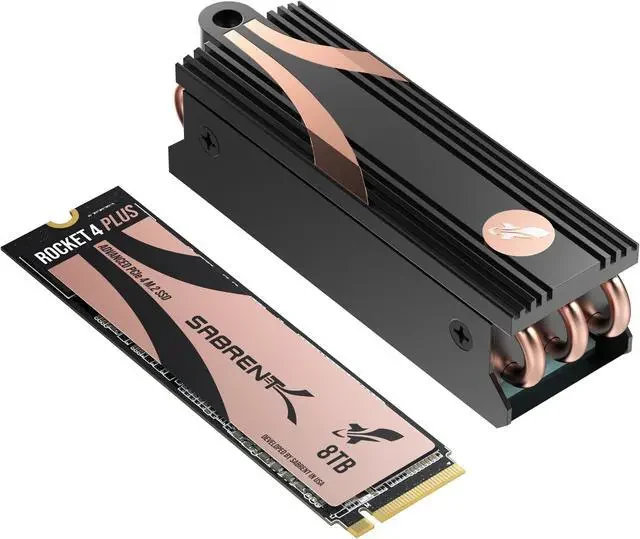 Sabrent Rocket 4 Plus 1TB Gen4 NVMe M.2 2280 SSD — Laptop — Sabrent laptop keyboard and ports view, Lahore Pakistan