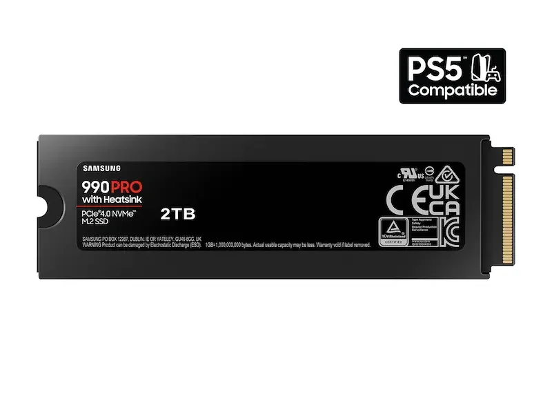 Samsung 990 PRO 1TB Gen4 NVMe SSD — 7450 MB/s Laptop Upgrade — Samsung laptop keyboard and ports view, Lahore Pakistan