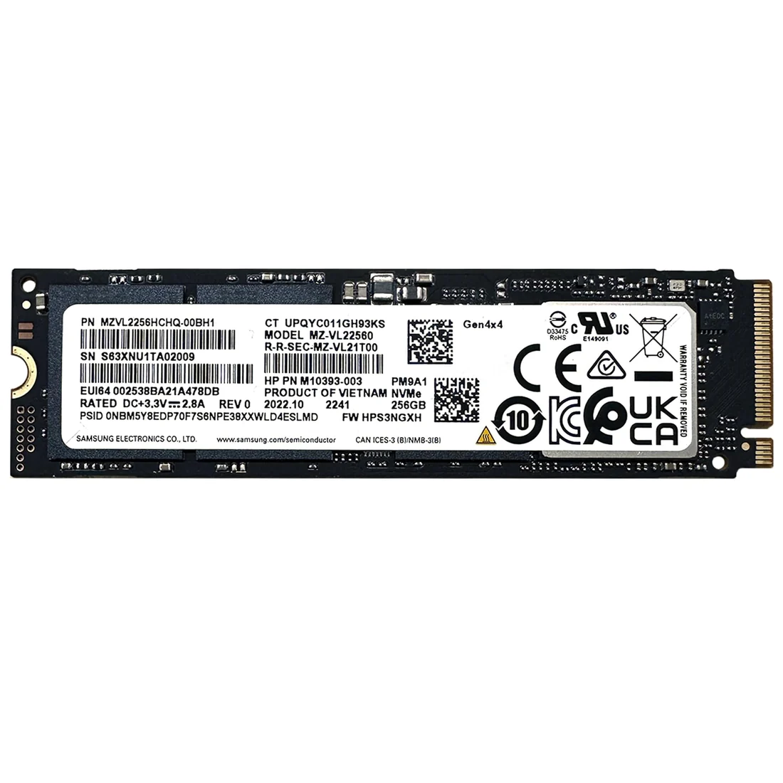 Samsung PM9A1 OEM 1TB Gen4 NVMe SSD — 7000 MB/s Laptop Upgrade — used Samsung laptop, price in Pakistan at NN Laptops Hafeez Center Lahore