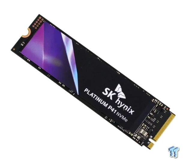 SK Hynix Platinum P41 1TB Gen4 NVMe M.2 2280 SSD — Laptop — SK Hynix laptop keyboard and ports view, Lahore Pakistan