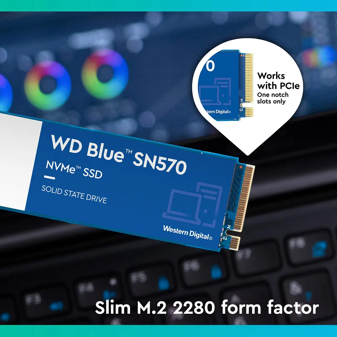 WD Blue SN570 1TB Gen3 NVMe SSD — 3500 MB/s Laptop Upgrade — used WD laptop, price in Pakistan at NN Laptops Hafeez Center Lahore