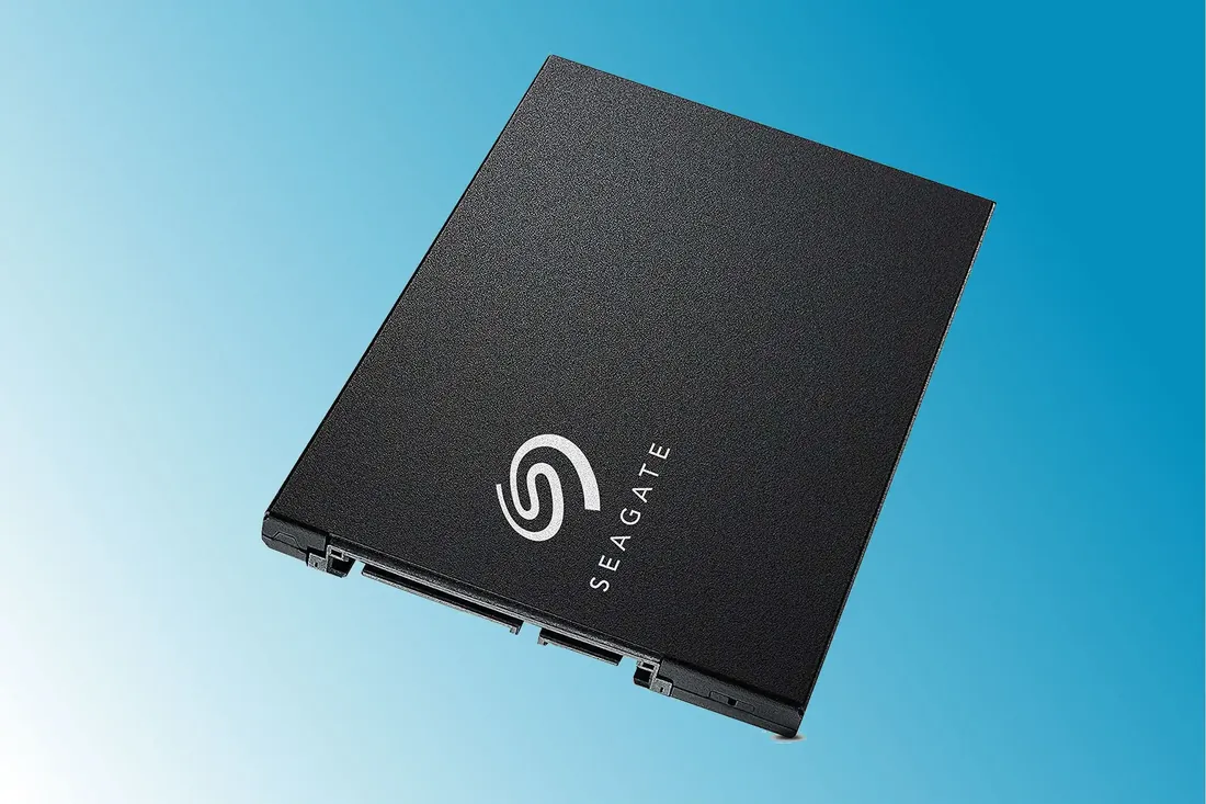 Seagate BarraCuda 2TB 2.5" Laptop HDD — 5400 RPM SATA Drive — Seagate laptop side and angled view, buy in Lahore Pakistan