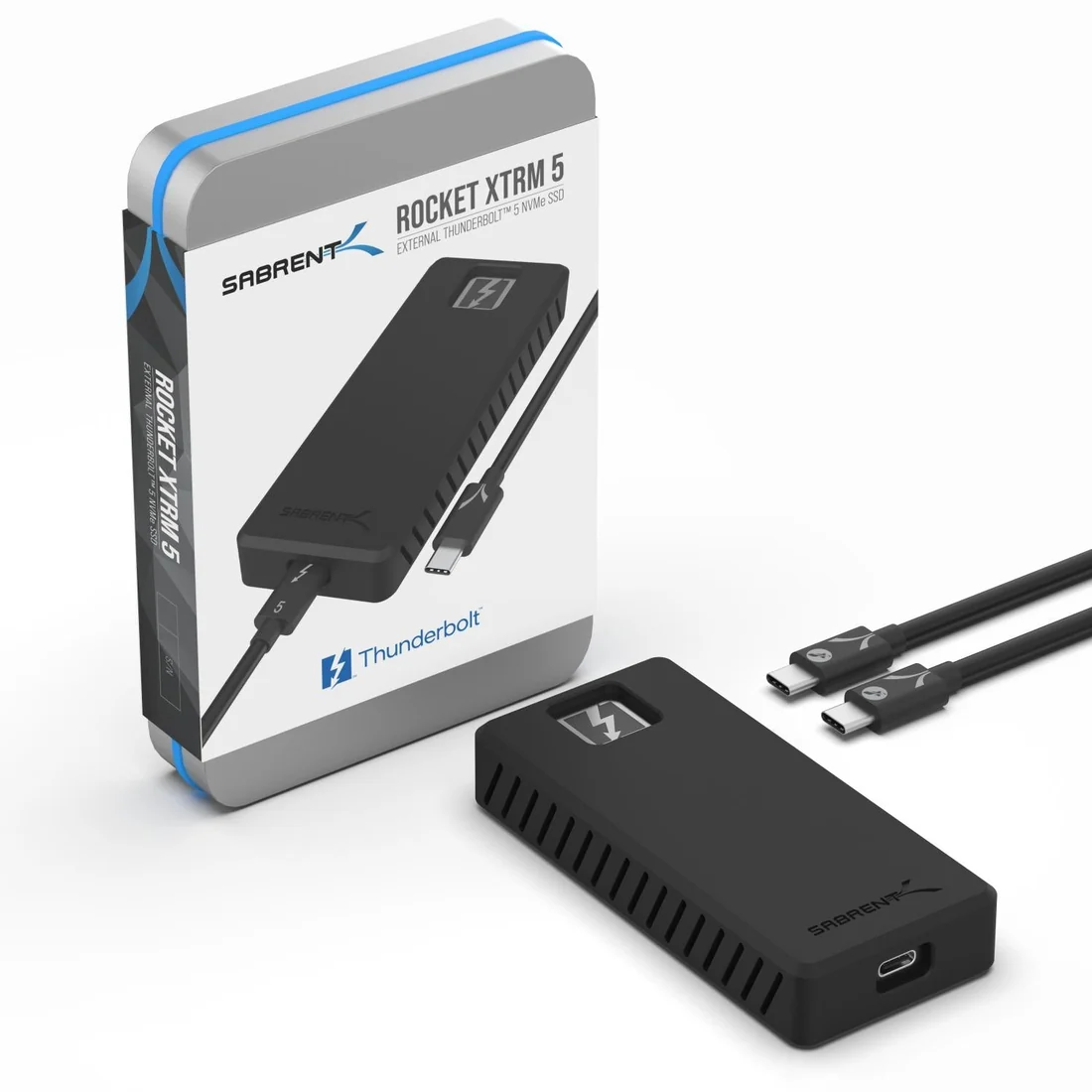 Sabrent Rocket 5 2TB Gen5 NVMe SSD — 13500 MB/s Laptop Upgrade — Sabrent laptop side and angled view, buy in Lahore Pakistan