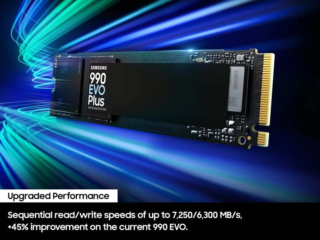Samsung 990 EVO Plus 2TB Gen4 NVMe SSD — 7250 MB/s Laptop Upgrade — used Samsung laptop for sale in Pakistan, NN Laptops Lahore