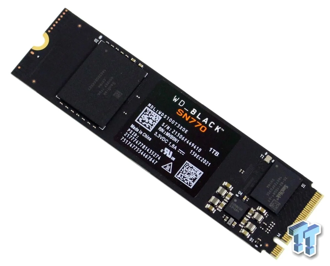 WD Black SN770 2TB Gen4 NVMe SSD — 5150 MB/s Laptop Upgrade — WD laptop keyboard and ports view, Lahore Pakistan