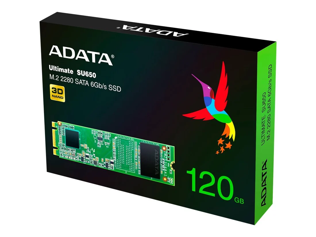 ADATA SU650 480GB 2.5" SATA SSD — 520 MB/s for Old Laptops — genuine laptop parts in Lahore, Pakistan
