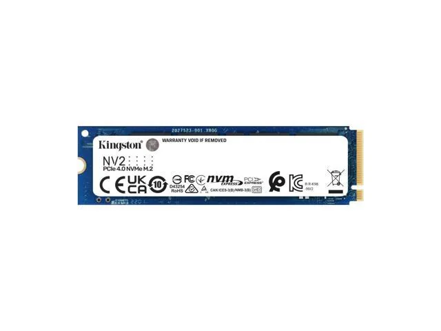 Kingston NV2 500GB Gen4 NVMe SSD — 3500 MB/s Laptop Upgrade — Kingston laptop keyboard and ports view, Lahore Pakistan