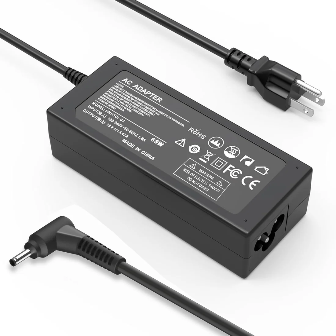 Acer 3.0mm DC Jack with Cable for Aspire 5 / Swift 3 / Spin 5 — Acer laptop keyboard and ports view, Lahore Pakistan