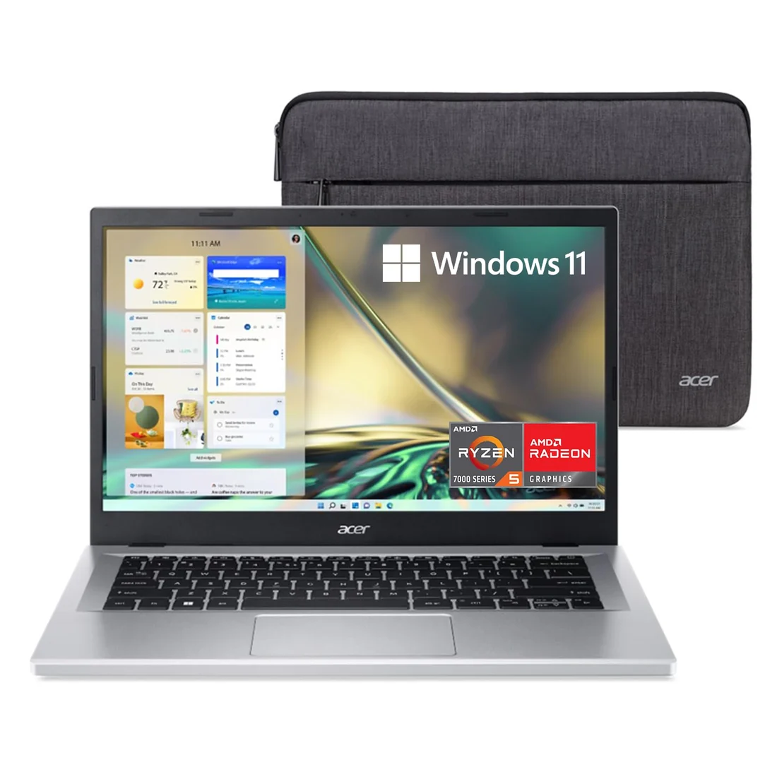 Acer Aspire 3 A315 i3-1215U 16GB 1TB — Acer laptop side and angled view, buy in Lahore Pakistan