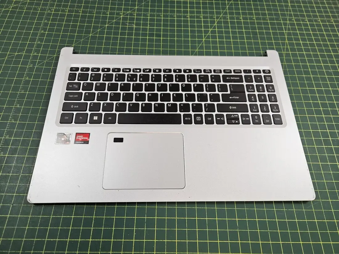 Acer Aspire 5 A515 Palmrest with Touchpad (C Panel) Replacement — Acer laptop side and angled view, buy in Lahore Pakistan