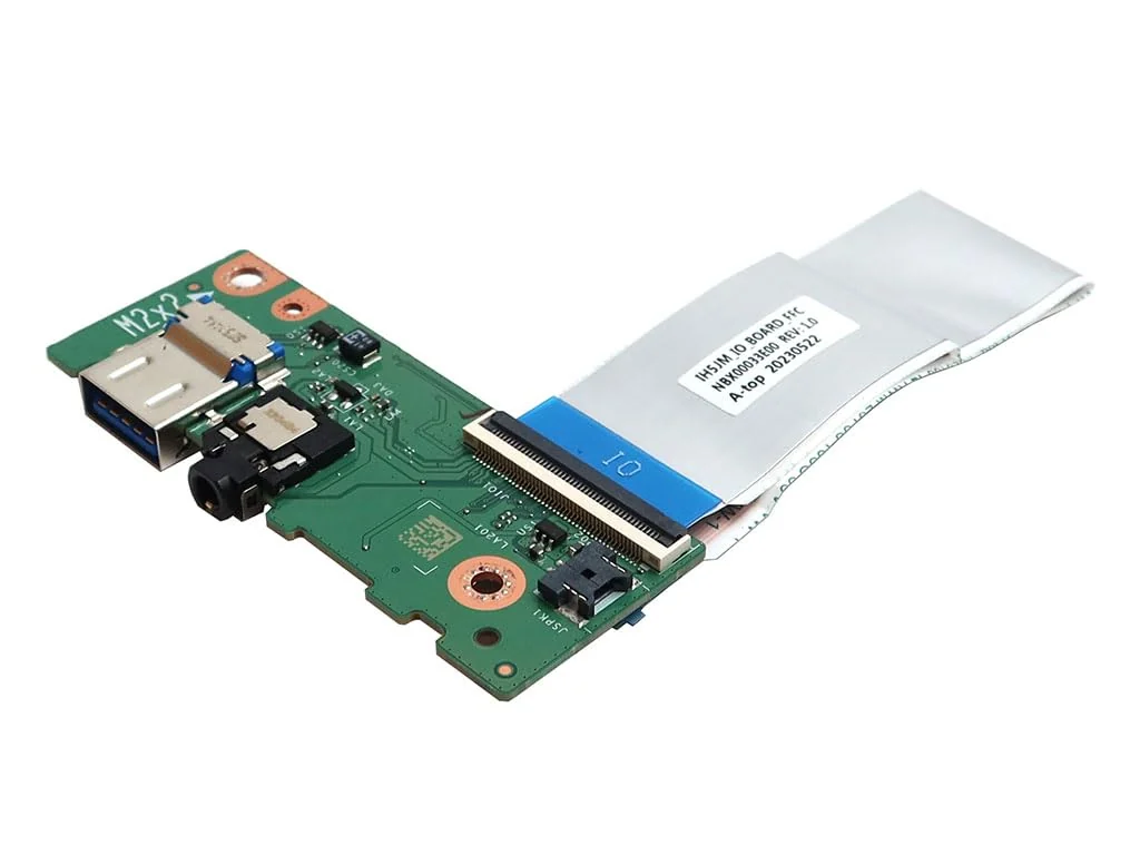 Acer Aspire 5 USB Audio Power Button IO Board — Acer laptop keyboard and ports view, Lahore Pakistan