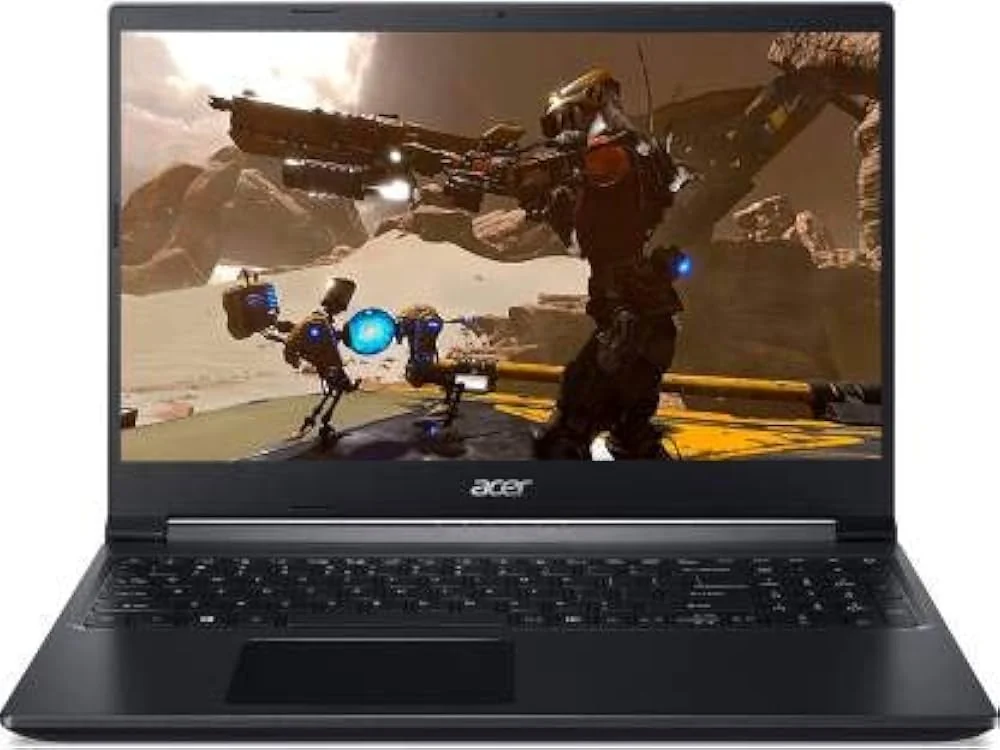 Acer Aspire 7 A715-42G Ryzen 5 5500U 8GB 512GB GTX 1650 Used Lahore — Acer laptop side and angled view, buy in Lahore Pakistan