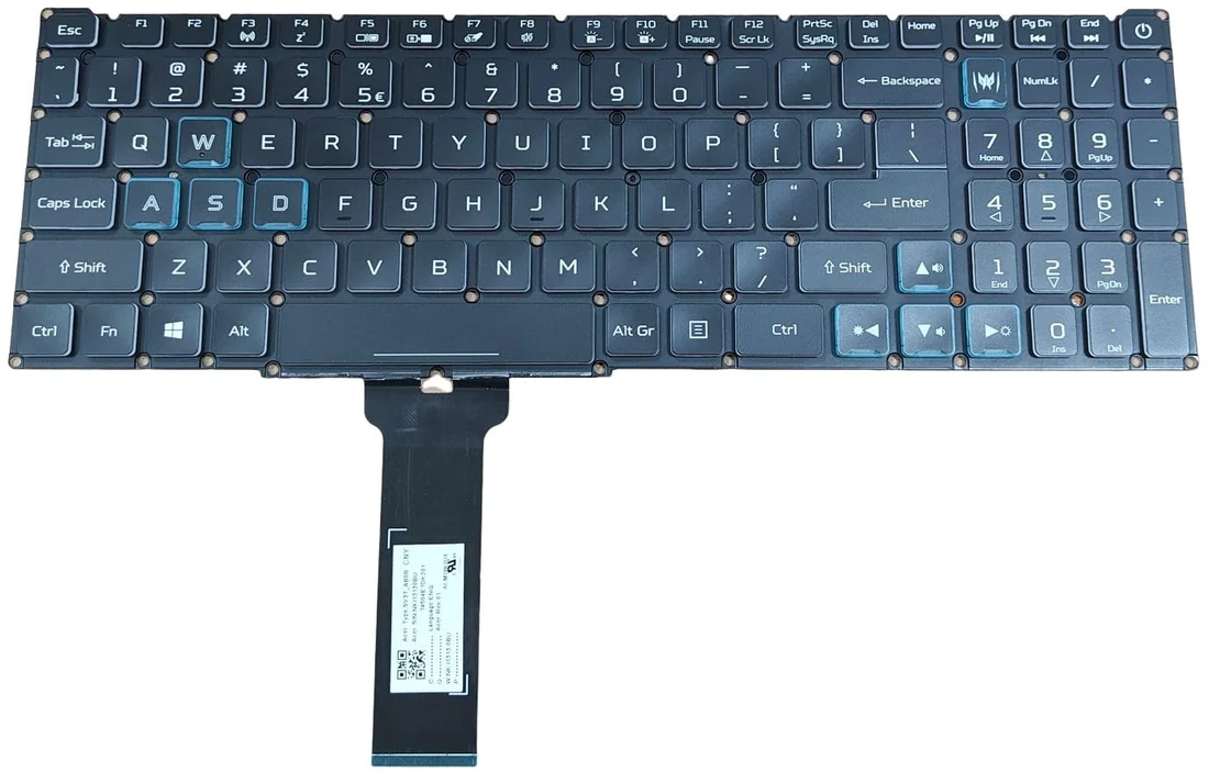Acer Predator Helios 300 Keyboard (Backlit) — original keyboards at NN Laptops, Hafeez Center Lahore Pakistan