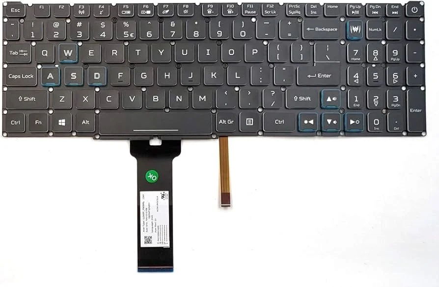 Acer Predator Helios 300 Keyboard (Backlit) — genuine keyboards in Lahore, Pakistan