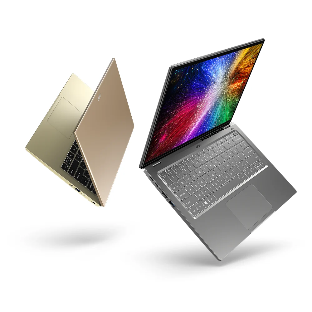 Acer Swift 3 SF314 i7-1260P 32GB 512GB — Acer laptop side and angled view, buy in Lahore Pakistan