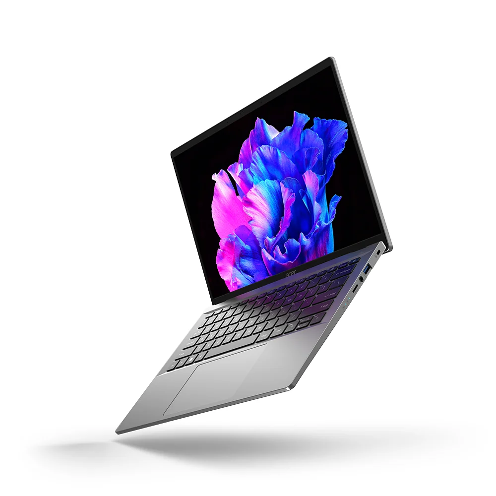 Acer Swift Go 14 i5-1335U 32GB 1TB — Acer laptop side and angled view, buy in Lahore Pakistan