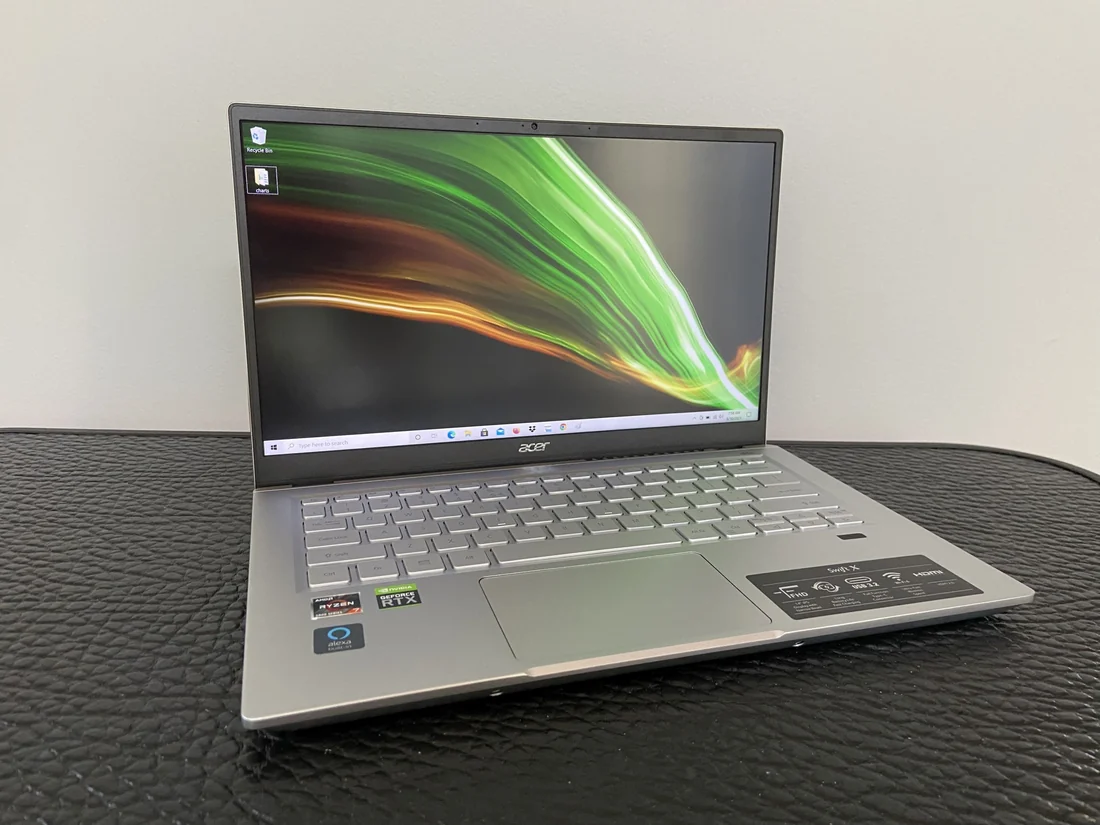 Acer Swift X SFX14-41G Ryzen 7 5800U 16GB 512GB RTX 3050 Ti Lahore — used Acer laptop for sale in Pakistan, NN Laptops Lahore