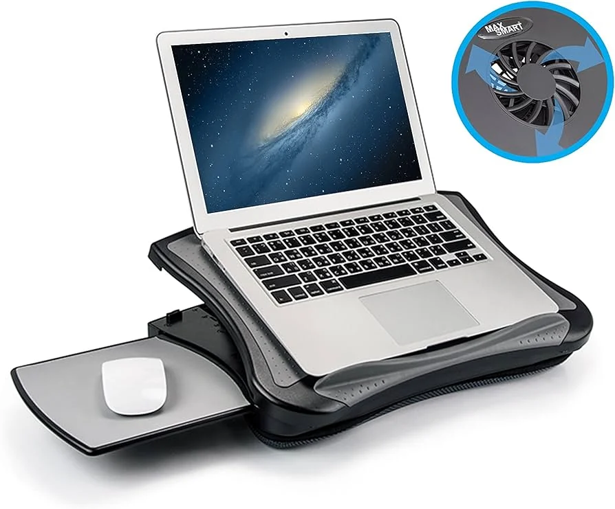 Adjustable Tilting Laptop Stand With Mouse Pad Holder — used Generic laptop for sale in Pakistan, NN Laptops Lahore