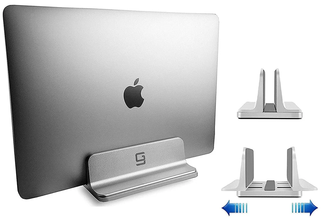 Aluminium Vertical Laptop Stand Dock Silver Slim — used Generic laptop for sale in Pakistan, NN Laptops Lahore