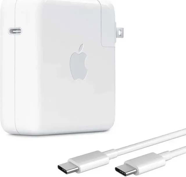 Apple 61W USB-C Power Adapter for MacBook Pro 13 A1989 / A2159 — Apple laptop side and angled view, buy in Lahore Pakistan