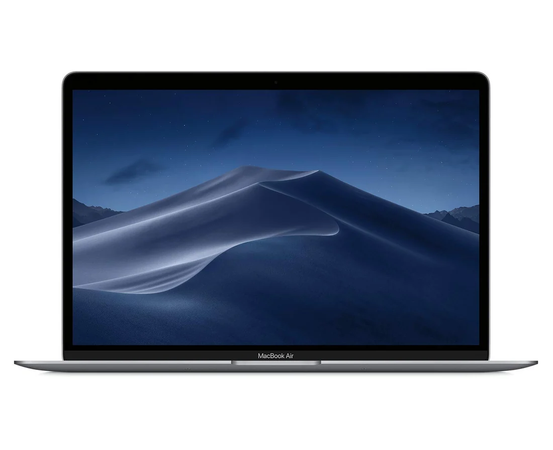 Apple MacBook Air 13 2019 i5 i5-8210Y 8GB 128GB Retina Lahore — Apple laptop keyboard and ports view, Lahore Pakistan