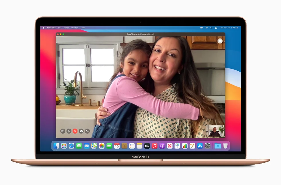 Apple MacBook Air 13 2020 M1 8GB 512GB Apple M1 8GB 512GB Used — Apple laptop keyboard and ports view, Lahore Pakistan